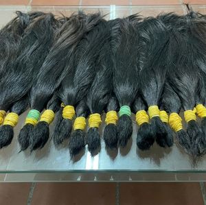 Extensiones de Cabello Natural de Vietnam de Lujo, Cabello Humano Virgen de un Solo Donante, Trama Resistente, Puntas Completas, Adecuado para la Fabricación de Pelucas y Tejidos - Product Image 1