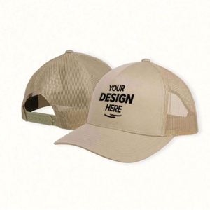 Casquette Trucker en Toile Denim Personnalisée 100% Coton avec Logo Brodé pour Activités Décontractées en Plein Air, Cyclisme et Plage - Product Image 1