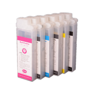 <span class=keywords><strong>Cartouche</strong></span> d'<span class=keywords><strong>encre</strong></span> compatible Ocbestjet 260ML PFI 107 avec puce pour imprimantes grand format Canon IPF770 IPF670 IPF780 IPF785 IPF680 rechargeable - Product Image 1