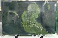 Dalles de quartzite vert Avocatus exotique polies et affûtées pour mur d'accentuation de salon de villa de luxe et meuble-lavabo de salle de bain