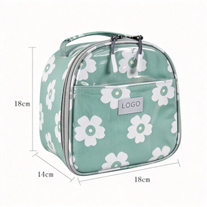 Sac à lunch isotherme pour enfants - Imperméable et écologique en coton pour les étudiants, l'école, les voyages, le camping, les pique-niques - Product Image 4