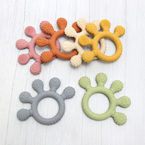 <span class=keywords><strong>Anneau</strong></span> de dentition en silicone souple sans BPA, qualité alimentaire, motif dessin animé, jouet sensoriel apaisant <span class=keywords><strong>pour</strong></span> bébés de 0 à 24 mois, OEM ODM - Product Image 6