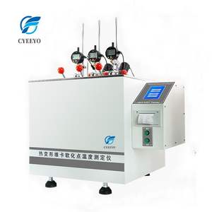 ISO306 Temp Temperature Hot Deformation Manual Automatischer <span class=keywords><strong>Hdt</strong></span> <span class=keywords><strong>Vicat</strong></span> Point Tester - Product Image 1