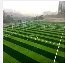 שטיח דשא מלאכותי עבור מגרש כדורגל דשא מלאכותי דשא מלאכותי עם דשא סינטטי למכירה דשא סינטטי
