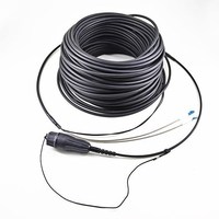 Câble CPRI IP68 étanche FULLAXS anti-rongeurs LC UPC Duplex blindé, cordon de brassage à fibre optique pour station BBU RRU