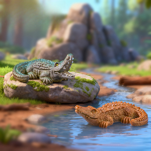 Miniature <span class=keywords><strong>de</strong></span> <span class=keywords><strong>crocodile</strong></span> réaliste pour micro-paysage, accessoire <span class=keywords><strong>de</strong></span> <span class=keywords><strong>d</strong></span>écoration <span class=keywords><strong>de</strong></span> scène DIY, petite <span class=keywords><strong>d</strong></span>écoration <span class=keywords><strong>de</strong></span> bureau ou <span class=keywords><strong>de</strong></span> voiture - Product Image 2