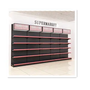 Modern retail shop gondola shelving system grocery store used display units shelving for sale