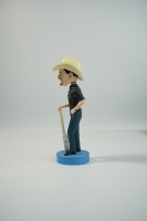 Figurine de Musicien Bobblehead en Polyrésine Écologique OEM, Statue de Guitariste, Décoration de Bureau, Cadeau de Collection U-Wonderful