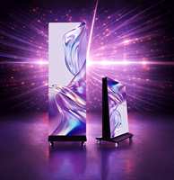 Afficheur LED commercial P1.9 P2.5, écran publicitaire numérique d'intérieur pour projets