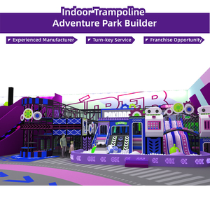 Bettaplay Parque de Trampolines Personalizado para Niños y Adultos, Circuito Ninja, Tobogán Grande, <span class=keywords><strong>Arena</strong></span> de Saltos, Equipo de Juegos Interior - Product Image 4