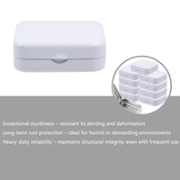 Boîte en fer blanc rectangulaire personnalisée de qualité alimentaire, résistante aux enfants et recyclable, pour emballage alimentaire