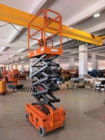 Mini-élévateur à ciseaux autopropulsé de 300 kg pour la location et la revente