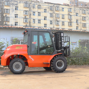 Mingsheng 3トンオフロードフォークリフト倉庫輸送4トン5トンマウンテンフォークリフトディーゼルパワー全地形ディーゼルフォークリフト - Product Image 3