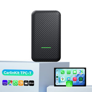 Kit Carlink TPCT USB-C CarPlay avec mise à jour OTA, plus d'applications, CarPlay filaire vers sans fil 2-en-1, adaptateur Wi-Fi 6 intelligent AI pour Waze - Product Image 1