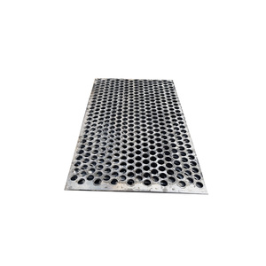 Tôles métalliques perforées sur mesure, directement de l'usine, diverses configurations de trous (fendues/hexagonales), écran à haute surface ouverte - Product Image 1