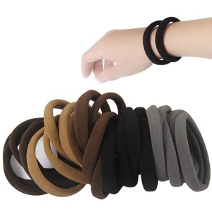 50 Pièces de Supports pour Queue de Cheval en Silicone Noir Durable avec Impression par Transfert Thermique pour Cheveux Épais et Bouclés, pour Femmes et Hommes - Product Image 4