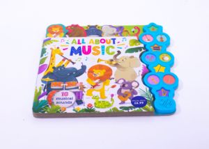 Libro de sonido interactivo bilingüe, 10 botones de elevación de solapas que revelan sonidos de animales, sonido de animales, cartón duradero hecho por <span class=keywords><strong>Peekaboo</strong></span> - Product Image 3