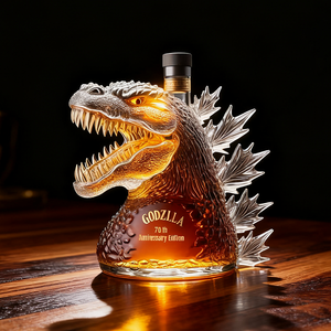 300ml Godzilla Styling Glass Wine Bottle trong kho, Chất lượng cao rỗng Glass rượu chai và một bề mặt nhẵn - Product Image 5