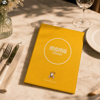 Porte-menu en cuir PU de qualité supérieure avec impression de logo personnalisable, vis cachées, pour hôtels et restaurants
