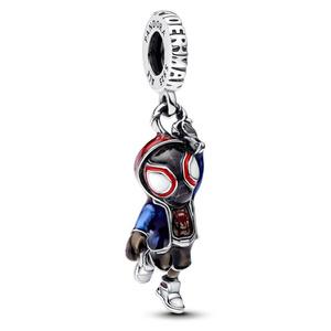 Ciondolo a medaglione S925 per bracciale gioielli che fanno linea di cuore Art ciondolo figure danzanti in esecuzione HALLOWEEN doppio lotto - Product Image 5