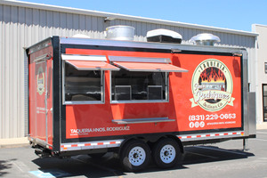 Đầy Đủ Thiết Bị Di Động Thực Phẩm Trailer Cho Bán Tacos Cà Phê BBQ Nhà Hàng Nhôm Di Động Thực Phẩm Xe Tải Cho Hà Lan - Product Image 2