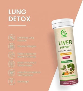 สารต้านอนุมูลอิสระจากตับสำหรับการสนับสนุนสุขภาพปอด<span class=keywords><strong>เม็ด</strong></span><span class=keywords><strong>ฟู่</strong></span>ผลไม้รสเสาวรสทำความสะอาดตับ - Product Image 4