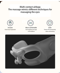 Masseur intelligent pour les yeux à vapeur Bluetooth 850mAh Acupoint avec compresse chaude Airbag Massage Musique Caractéristique Garantie 1 an - Product Image 5