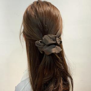 Elastici per Capelli in Stile Francese Personalizzabili con Logo, Colore Solido, Grandi Dimensioni, Fasce in Raso per Donne e Ragazze per Uso Quotidiano - Product Image 5