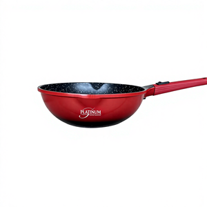 Ensemble de cuisine moderne et durable en alliage d'aluminium, 14 pièces, écologique, antiadhésif PTFE, compatible four et cuisinière à gaz, avec couvercles en verre - Product Image 5