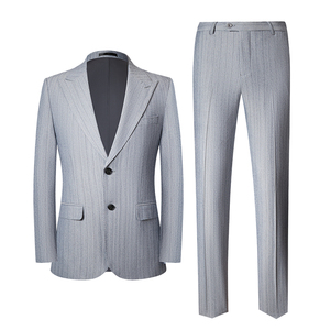 Vente en gros OEM sur mesure, 3 pièces, costumes de bureau vintage de luxe pour hommes, ensemble ajusté pour hommes, costume d'affaires pour hommes - Product Image 3