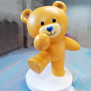 Escultura de Oso de Resina para Montar en el Suelo, Figura Artística de Diseño Contemporáneo, Paquete Individual - Product Image 1