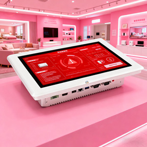PC industriel avec écran tactile HMI, OS, 8 Go de RAM, SSD 256 Go, prise en charge 8 NAS, refroidissement sans ventilateur pour environnements difficiles, tactile capacitif - Product Image 1