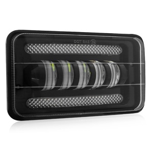 ไฟส่องสว่างสำหรับรถยนต์แบบ LED ขนาด 5 นิ้ว 50 วัตต์ รูปทรงสี่เหลี่ยม ดีไซน์ใหม่ 45 วัตต์ คอมโบบีม อุปกรณ์เสริมสำหรับรถยนต์ รถบรรทุก และรถออฟโรด - Product Image 3