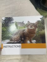 Vente chaude chats Protection filet de sécurité HDPE fil d'acier inoxydable 3*4m balcon filet de sécurité Protection de fenêtre