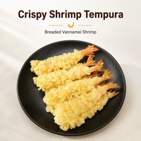Huiyang vente en gros de crevettes Vannamei frites surgelées panées Tempura Ebi frites crevettes panées pour Sushi
