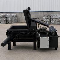 Machine à balles compacte et portable en aluminium pour le recyclage des vêtements usagés et des déchets ménagers, haute performance, très demandée