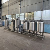 Machine de fabrication de lait caillé entièrement en acier inoxydable 304 Ligne de traitement du fromage à pâte dure Machine de fabrication de lait pasteurisé