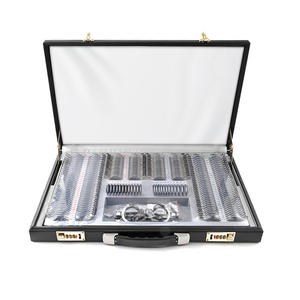 Kit de lentilles d'optométrie Yuanyan 266, lentilles en verre métalliques pour appareil d'examen de l'acuité visuelle - Product Image 1