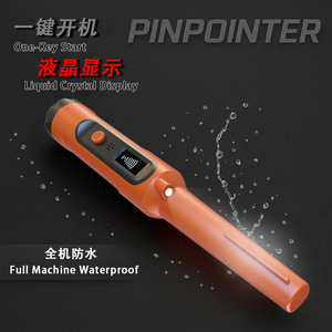 Metal Detector Locator Pinpointer 245mm Length Orange ABS Plastic With Display For Treasure Hunting Adult Use - Product Image 3
