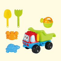 Vente chaude été enfants 6 pièces eau plage jeu ensemble sable seau jouets plage seau dragage sable jeu