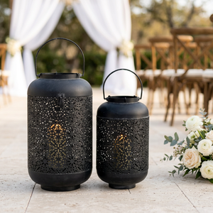 Wholesale Elegant <b>Black</b> <b>Metal</b> Votive <b>Candle</b> <b>Holders</b> for Home and Wedding Events Decoration - Product Image 2