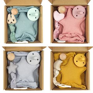 Chaîne de <span class=keywords><strong>sucette</strong></span> en Silicone pour bébé, anneaux de dentition, couverture de <span class=keywords><strong>sucette</strong></span>, ensemble d'accessoires, bavoirs de bébé, lapin, cadeau pour nouveau-né - Product Image 5