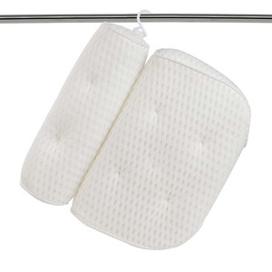 with 7 Extra Large suction cups non-skidding Luxury Bathtub Pillow Neck Back Bath Spa Pillow Cushion Bath Pillows