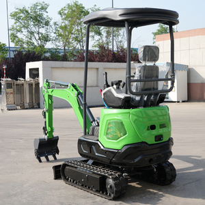 Mini-excavatrice de 1,2 tonne à chenilles, neuve, à entraînement hydraulique, pour jardin, prix usine, certifiée CE - Product Image 1