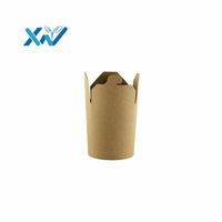 Boîtes en papier Kraft jetables, 20000 pièces, emballage en papier Kraft, pâtes, Wok, emballage pour aliments et boissons, gaufrage