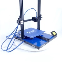 Kit d'imprimante 3D DIY automatique FDM haute résolution double tension pour usage domestique portable de bureau industriel nouveau petit format plat en relief