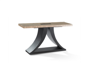 Muebles de Salón, Mesa Consola de Madera Maciza, Mesa Consola de Diseño Elegante Tallada a Mano con Estructura de Madera Resistente - Product Image 6