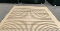 Clôture de sécurité en acier inoxydable thermolaqué pour aéroports et chantiers, avec service de modélisation 3D