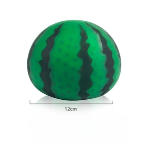 Watermelon Squishy Toy Giant TPR <b>Beads</b> Squeeze Toy Stress Relief Sensory Fidget Toy for Kids Adults - Product Image 6