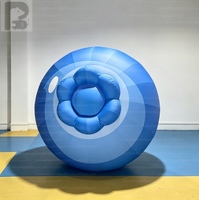Décoration géante gonflable en forme de myrtille bleue, taille personnalisée pour centres commerciaux et festivals